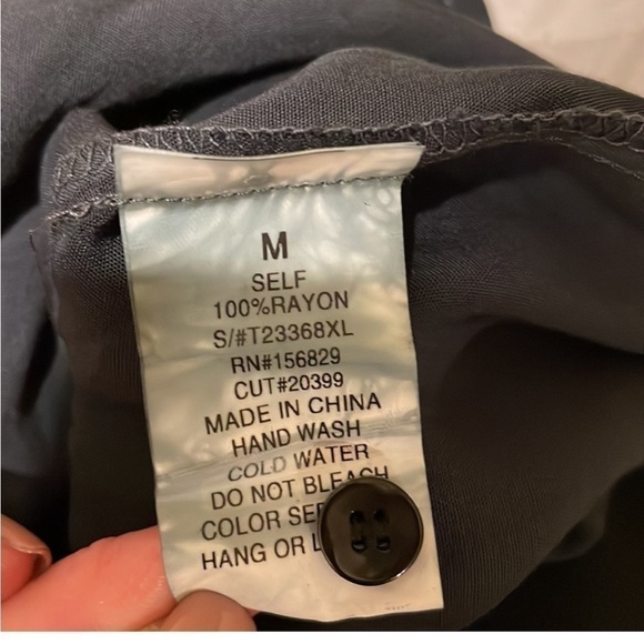 MIDNIGHT Blue Long Sleeve Tunic - Picture 5 of 6